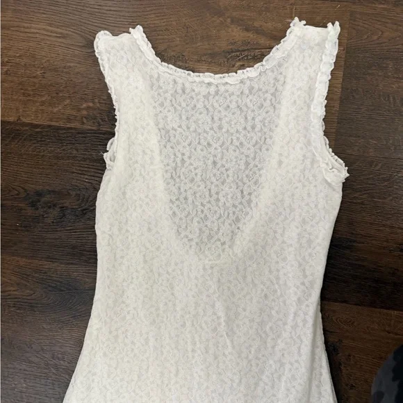 Wilfred white lace midi dress - Picture 3 of 8